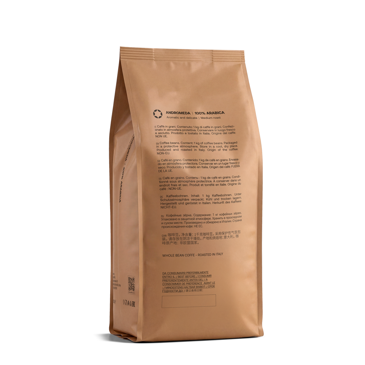 Andromeda Italian 100 % Arabica COFFEE BEANS- 1KG
