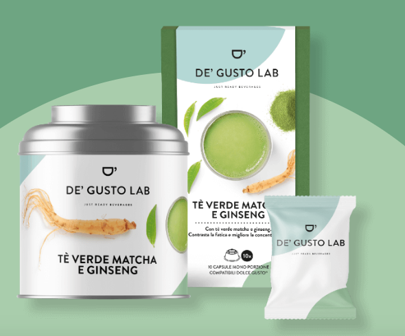 MATCHA GREEN TEA AND GINSENG Choose your style 🇮🇹
