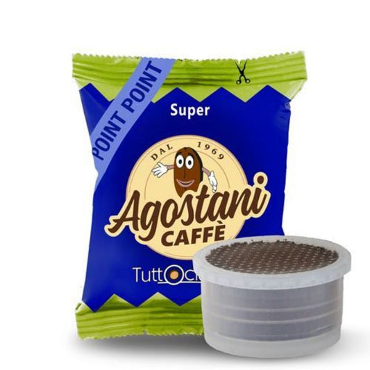 100 Agostani SUPER capsules compatible with Lavazza Point System 🇮🇹