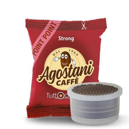 100 Agostani STRONG capsules compatible with Lavazza Point System 🇮🇹