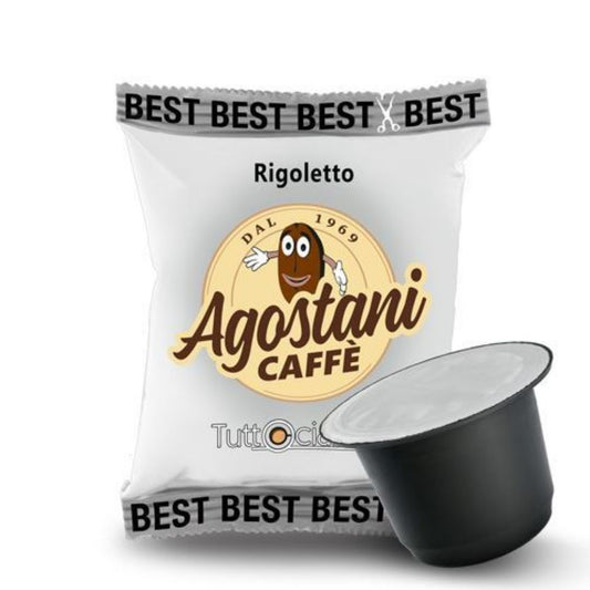 100 Nespresso compatible Agostani Best Rigoletto coffee capsules