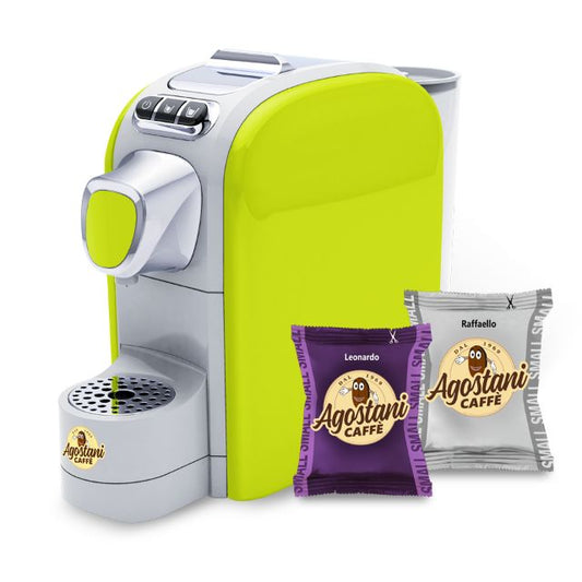 Green Agostani Espresso System + 200 Capsules