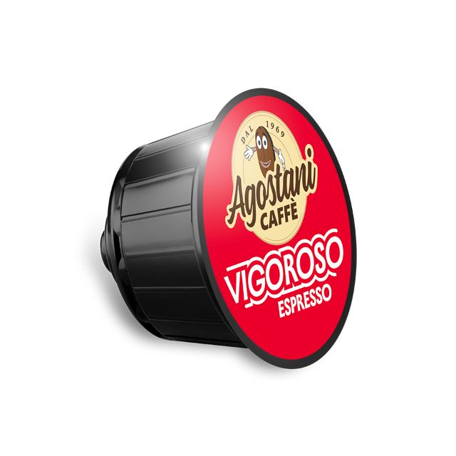 Agostani BIG Espresso Vigoroso coffee capsules compatible with Nescafé Dolce Gusto