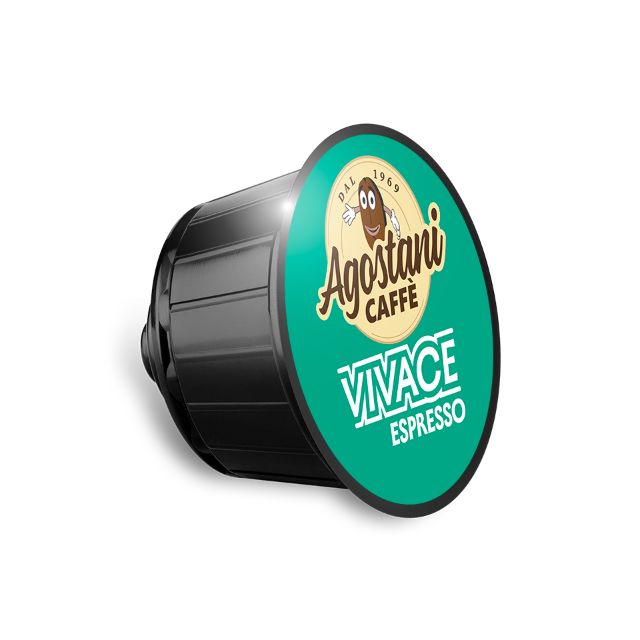 Agostani BIG Espresso Vivace coffee capsules compatible with Nescafé Dolce Gusto