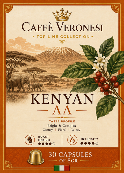 Kenyan AA  30 Capsules de 8Gram