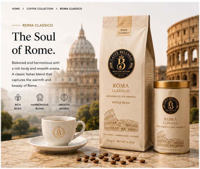 Roma Gold Whole Bean Coffee