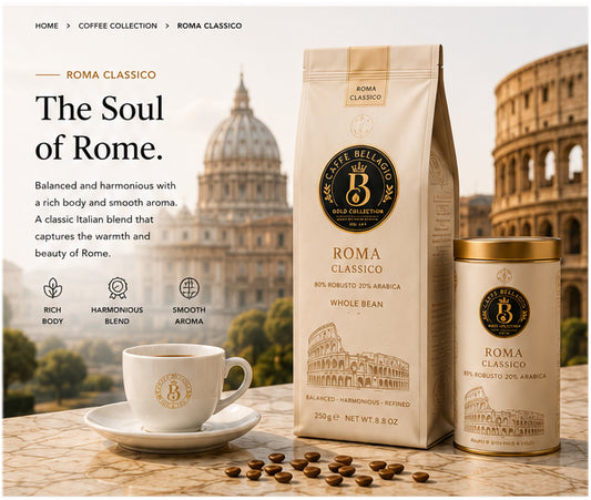 Roma Gold Whole Bean Coffee