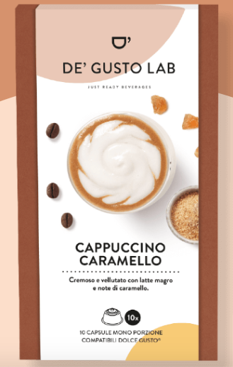 CARAMEL CAPPUCCINO FLAVOUR capsules compatible with Nescafé Dolce Gusto 🇮🇹