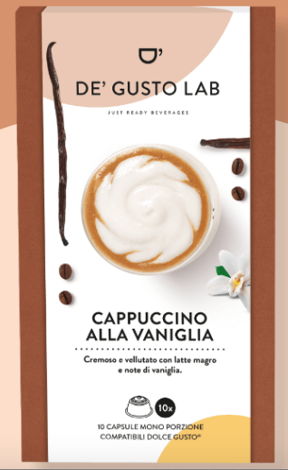 VANILLA CAPPUCCINO FLAVOUR capsules compatible with Nescafé Dolce Gusto 🇮🇹