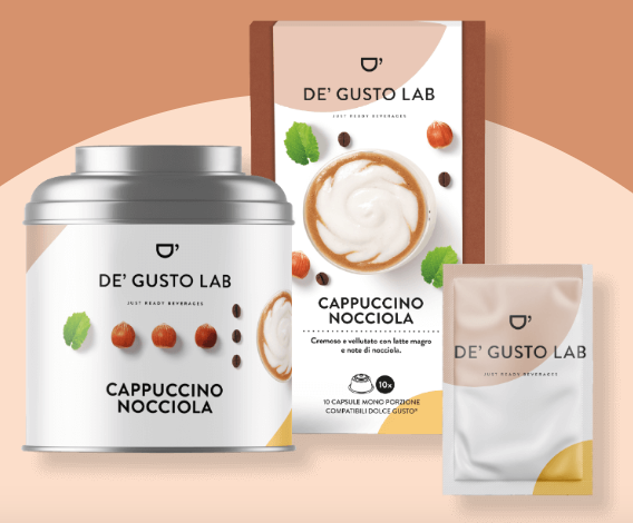 HAZELNUT CAPPUCCINO FLAVOUR capsules compatible with Nescafé Dolce Gusto 🇮🇹