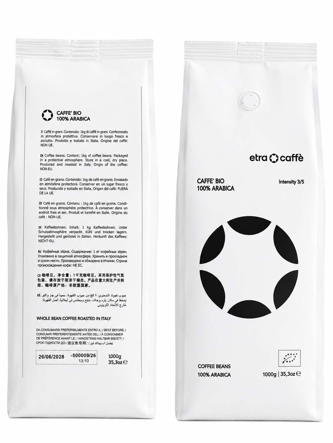 Grain Italian 100% Arabica Bio