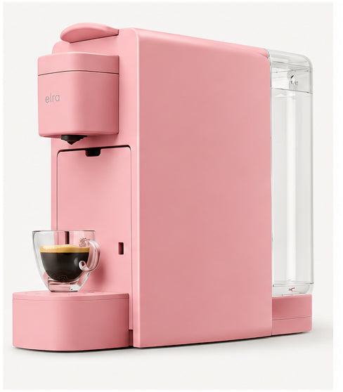 LUMINA Espresso Machine AUTOMATICA + 10 capsules for free . Pink