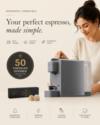 LUMINA Espresso Machine AUTOMATICA + 50 capsules gratuit