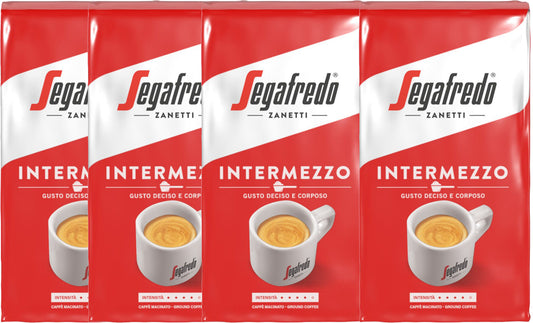 SEGAFREDO GROUND COFFEE GR 250x4  - 1kg  INTERMEZZO